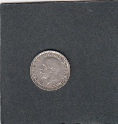 Beschrijving: 3 Pence  GEORGIUS V  